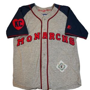 90s Kansas City Monarchs Starter Baseball Jersey
